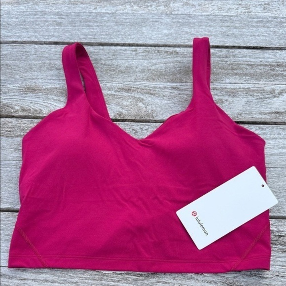 Lululemon‎ Align Tank Top A/B Cup size 10 NWT BERRY RUMBLE PINK 🎀